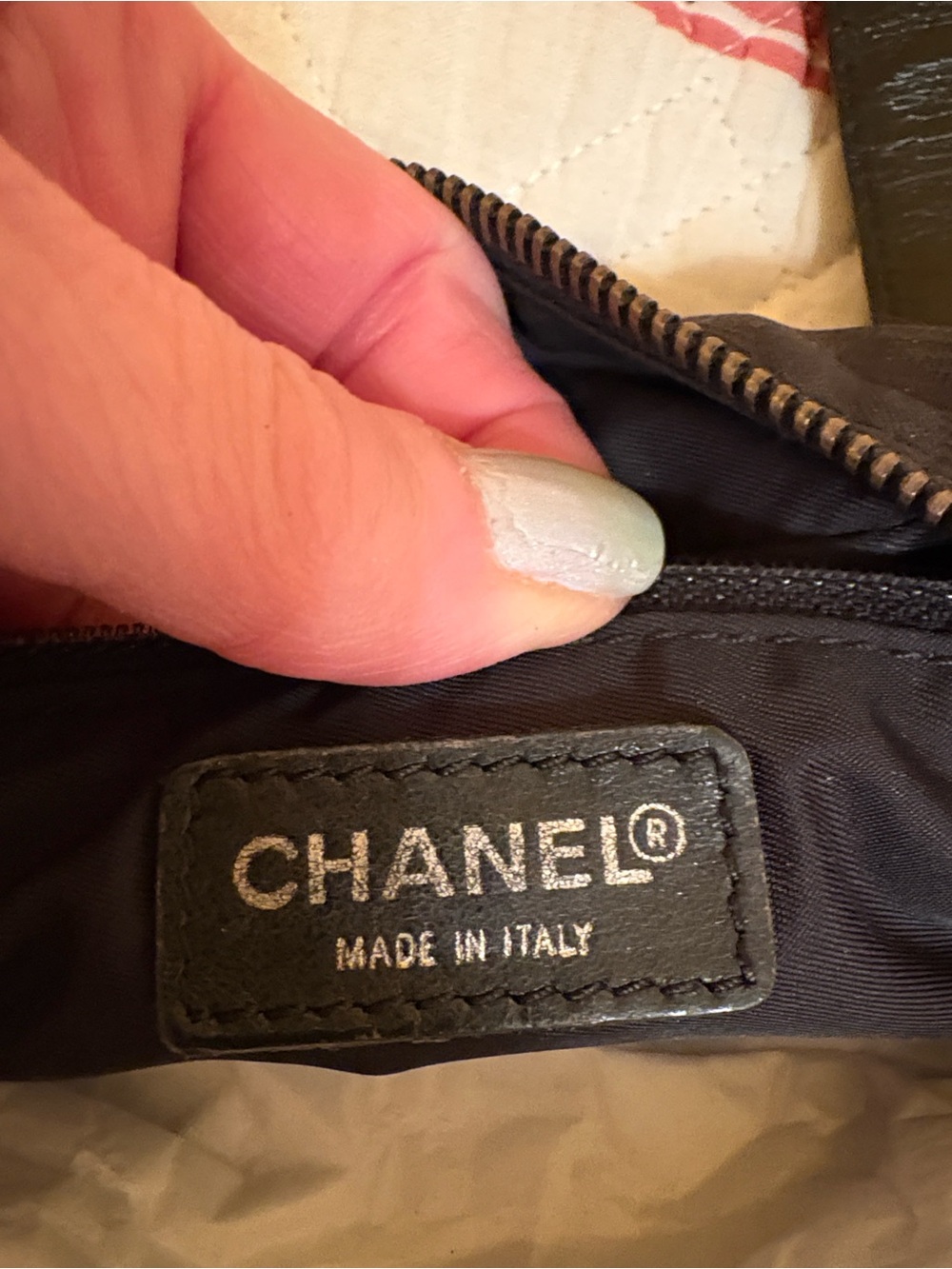 Chanel nylon travel line Black Bag - Picture 12 of 16
